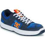 Blaue DC Shoes Low Sneaker aus Leder für Kinder Größe 38 