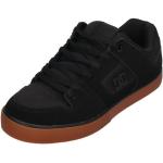 Schwarze Skater DC Shoes Pure Herrenskaterschuhe aus Nubukleder Größe 50 
