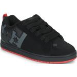 Reduzierte Schwarze DC Shoes Graffik Low Sneaker aus Leder für Herren Größe 46 