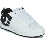 Reduzierte Weiße DC Shoes Graffik Low Sneaker aus Leder für Herren Größe 45 