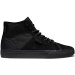 Reduzierte Schwarze Bestickte DC Shoes High Top Sneaker & Sneaker Boots mit Schnürsenkel aus Leder wasserdicht für Herren Größe 42,5 