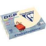 Elfenbeinfarbenes Clairefontaine DCP Kopierpapier DIN A4, 100g, 500 Blatt aus Papier 