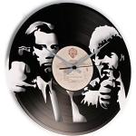 Schwarze Disc’o’clock Pulp Fiction Schallplattenuhren 