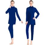 Cyanblaue Damenschwimmanzüge & Damensportbadeanzüge Größe 6 XL 