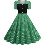 Reduzierte Grüne Vintage Partykleider für Damen für Partys für den für den Sommer 
