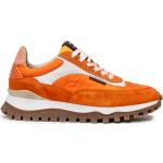 Orange Floris van Bommel Low Sneaker aus Leder mit herausnehmbarem Fußbett für Herren Größe 39,5 