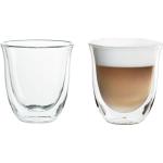 DeLonghi Teegläser mit Kaffee-Motiv aus Glas doppelwandig 