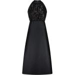 Reduzierte Schwarze Dea Kudibal Maxi Abendkleider rückenfrei mit Pailletten mit Reißverschluss für Damen Größe S 