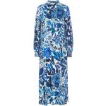 Blaue Blumenmuster Dea Kudibal Maxi Sommerkleider für Damen Größe XXL für den für den Sommer 