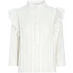 Reduzierte Weiße Dea Kudibal Festliche Blusen mit Rüschen für Damen Größe S 