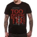 Loud Distribution Dead Kennedys Too Drunk Herren-T-Shirt, Schwarz, XL