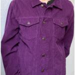 Violette Herrenjacken aus Baumwolle Größe XL 