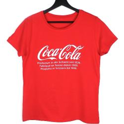 Deadstock Y2K Coca Cola T-Shirt/Schweizer Schweiz S M Frauen