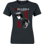 Death Note - Anime T-Shirt - Written Names - S bis XL - für Damen - Größe M - schwarz - Lizenzierter Fanartikel