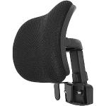 Schwarze Ergonomische Bürostühle & orthopädische Bürostühle  mit verstellbarer Kopfstütze 