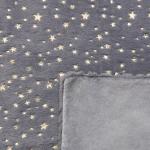 Graue Sterne Moderne Beliani Kuscheldecken & Wohndecken aus Textil 130x180 