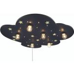 Sterne Niermann Nachttischlampen & Nachttischleuchten mit Weltallmotiv aus MDF E14 