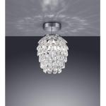 Silberne Reality Leuchten Kronleuchter & Lüster aus Kunststoff E14 Energieklasse mit Energieklasse E 