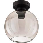 Graue Moderne Runde Runde Lampenschirme aus Glas 