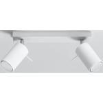 Weiße famlights Deckenstrahler & LED Deckenstrahler aus Stahl schwenkbar GU10 