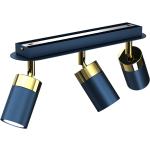 Marineblaue Deckenstrahler & LED Deckenstrahler glänzend aus Metall 