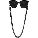 DECKER Acryl-Brillenkette, Sonnenbrillenhalter, trendig, modisch, für Damen, Schwarz
