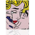 Declea CNS07SS17-60X80 Modernes Bild Kiss V Roy Lichtenstein, mehrfarbig, 60 x 80 cm