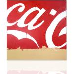 Bunte Moderne Coca Cola Kunstdrucke aus Holz handgemacht 