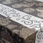 DecoHomeTextil Rechteckige Tischdecken aus Baumwolle maschinenwaschbar 