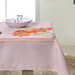 Beige Bestickte Moderne Decoking Tischdecken mit Blumenmotiv 
