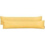 Gelbe Decoking Jersey Bio Kopfkissenbezüge mit Reißverschluss aus Jersey maschinenwaschbar 