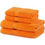 Orange Decoking Badehandtücher & Badetücher 70x140 4-teilig 