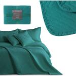 Grüne Gesteppte Decoking Tagesdecken & Bettüberwürfe aus Polyester 240x220 