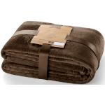 Schokoladenbraune Decoking Mic Kuscheldecken & Wohndecken aus Fleece maschinenwaschbar 