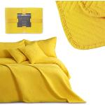 Gelbe Gesteppte Decoking Tagesdecken & Bettüberwürfe maschinenwaschbar 220x200 