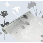 Bunte Blumenmuster Moderne Milchglasfolien mit Vogel-Motiv 