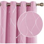 Rosa Moderne Schlaufenschals & Ösenschals aus Textil blickdicht 2-teilig 