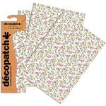 Pinke DecoPatch Decoupage Papier & Decopatch Papier 3-teilig 
