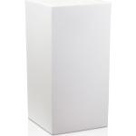 Pflanzkübel torre 80 Kunststoff Blumenkübel, 40x40x80 cm (l/b/h), Farbe: weiß matt - weiß