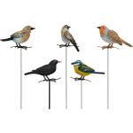 Bunte Deko-Vögel für den Garten mit Tiermotiv aus Metall 