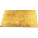 Goldene Herdabdeckplatten aus Glas 1-teilig 