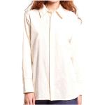 Reduzierte Weiße Langärmelige Dedicated Bio Nachhaltige Outdoor-Hemden aus Baumwolle für Damen Größe S 