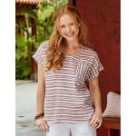 Reduzierte Deerberg Nachhaltige Shirts mit Tasche aus Leinen für Damen Größe XL 