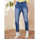 Reduzierte Deerberg Bio Nachhaltige Wide Leg Jeans & Relaxed Fit Jeans für Damen Größe S 
