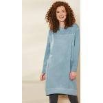 Blaue Deerberg Ilia Nachhaltige Sweatkleider aus Baumwolle für Damen Größe S 