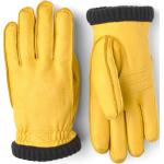 Braune Hestra Primaloft Gefütterte Handschuhe aus Leder für Herren Größe 10 für den für den Winter 