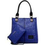 Reduzierte Blaue Bowlingtaschen aus Leder für Damen 
