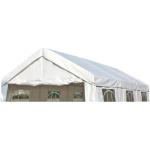 Weiße Degamo Pavillondächer verzinkt aus Kunststoff 3x6 