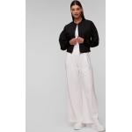 Schwarze Deha Bio Damenjacken mit Puffärmeln mit Reißverschluss aus Baumwolle Größe XL für den für den Herbst 