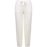 Reduzierte Weiße Deha Leinenhosen aus Baumwolle für Damen Größe XS 